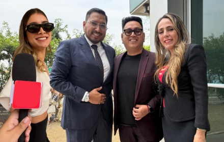 Lazito y Sarah Alarcón