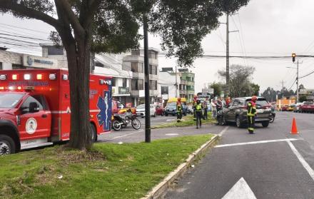siniestro de tránsito en Quito