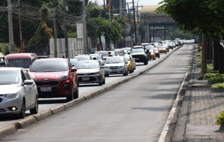 Tráfico en Guayaquil por Black Friday