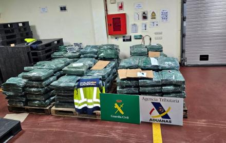 Incautación cocaína España-Ecuador