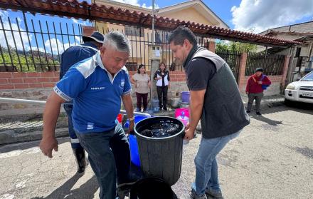 dotación de agua potable
