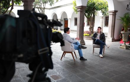 Entrevista de Daniel Noboa con Jorge Yunda