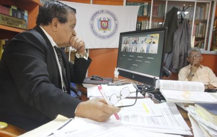 El abogado Jorge Iturburu , en la audiencia devolución del IVA