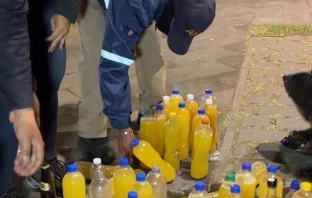 licor incautado en Fiestas de Quito
