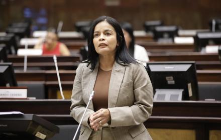 ALEXANDRA ARCE ASAMBLEA CORREISMO