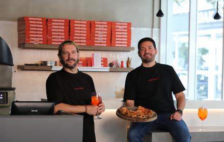 Giovanni Polo y Sebastián Pareja dueños de Diavolo Rosso en Samborondón