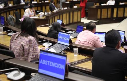 ADN tuvo que votar en abstención la no tener asegurados los votos para archivar la ley en primer debate.
