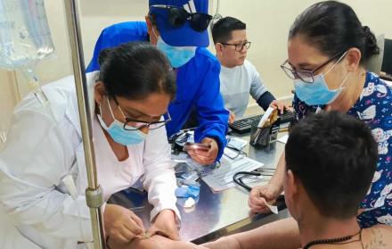 atención médica a intoxicados en Playas