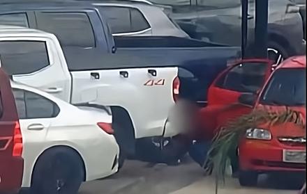 robo de llanta en Samborondón