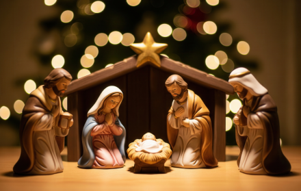 Decoración navideña y espíritu de fe durante los nueve días de la Novena de Navidad.