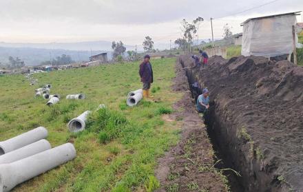 Canales de riego en Tungurahua