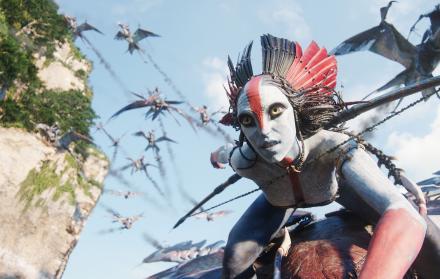 Varang (Oona Chaplin) en Avatar: Fuego y cenizas.