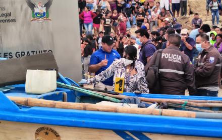 Fiscal revisa embarcación en San Mateo