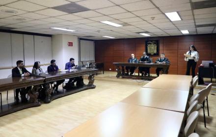 Durante la audiencia en la Corte Nacional de Justicia, el Tribunal sentenció a Condoy Rosero a 25 años de cárcel por el delito de desaparición forzada.