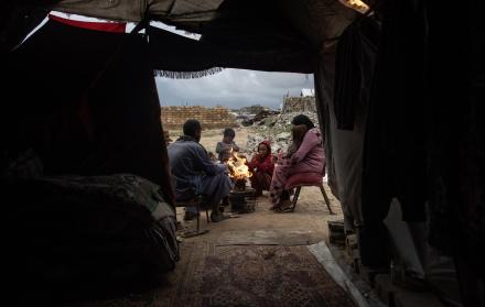 palestinos desplazados