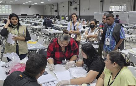 Consejo Nacional Electoral (CNE) en Tegucigalpa (Honduras)