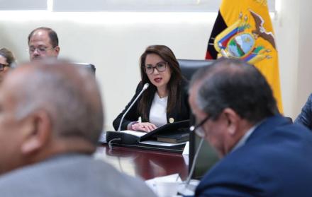 La ministra de Gobierno Nataly Morillo se refirió a la sentencia en el caso Malvinas.