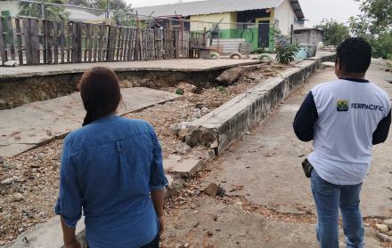 escuela se hunde en Daule