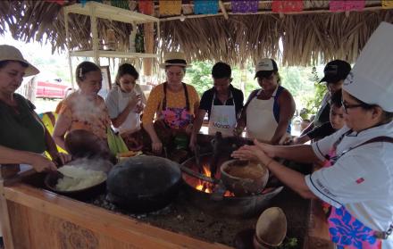 cocina de horno de leña