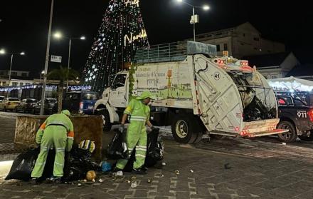 recolección de basura en cuenca