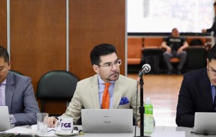 El fiscal general encargado, Carlos Leonardo Alarcón, dijo que la investigación contra el Consejo de la Judicatura es reservada y asegura que espera obtener sentencias en el caso Triple A y Nene.