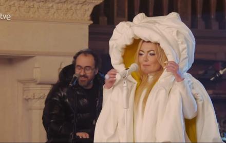 Amaia Montero en la NocheVieja de la televisión española