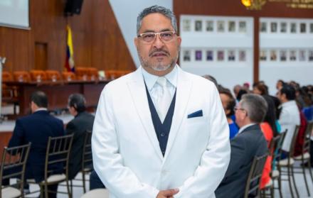 Washington Macías, preisdente del colegio de Médicos de Manabí