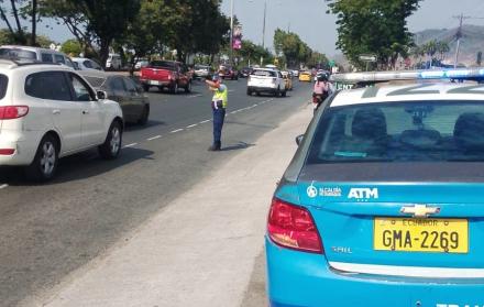 congestión en vía a la costa