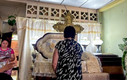 Velorio del docente Víctor Hugo Estrada