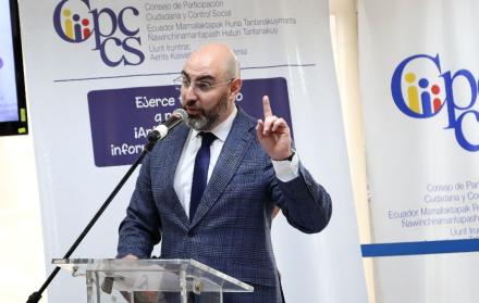 Cargo. Mario Godoy llegó a la presidencia del Consejo de la Judicatura por designación del Cpccs.