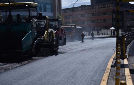 trabajos viales en la av. Interoceánica