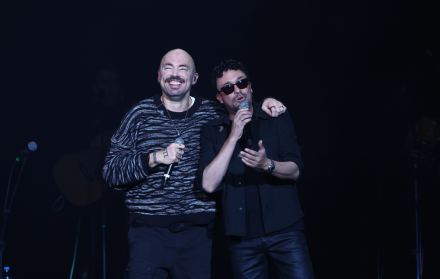 Santiago Cruz y Andrés Cepeda, concierto Ecuador 2024
