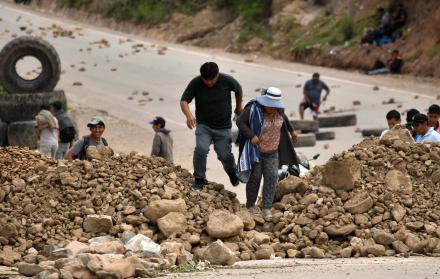 carretera bloqueada Bolivia