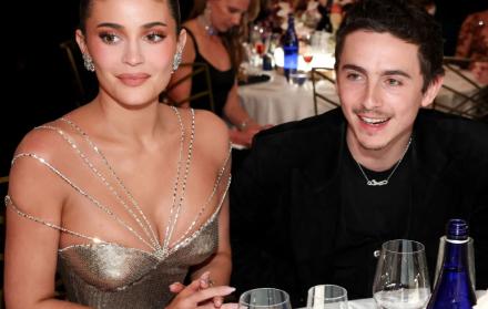 Kylie Jenner y Timothée Chalamet.