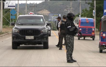 Operativos policiales en Puerto López