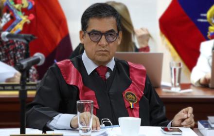 José Suing, expresidente de la Corte Nacional de Justicia