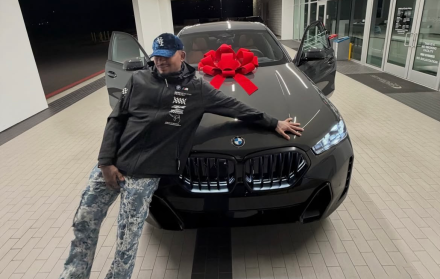 Michael Morales y su BMW