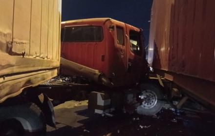 Accidente en la vía a Daule