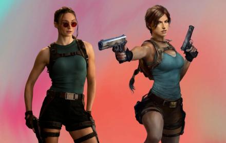 Sophie Turner en su primer vistazo como Lara Croft.