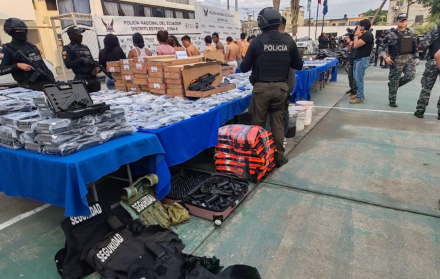 En total, 201 armas fueron retenidas durante la acción policial.
