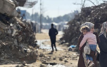 Una calle de la ciudad de Gaza.