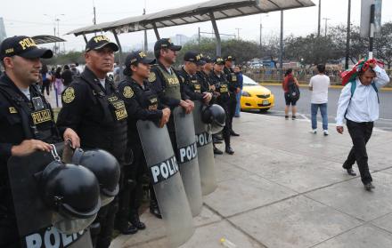 Integrantes de la Policía de Perú