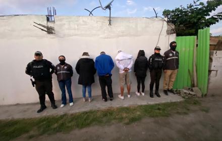 Extorsionadores de Tumbaco capturados