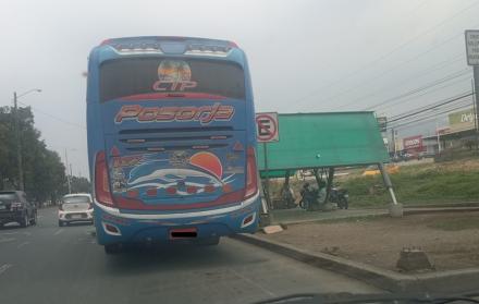 Vía a la costa paradas buses