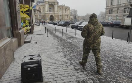 Un soldado ucraniano