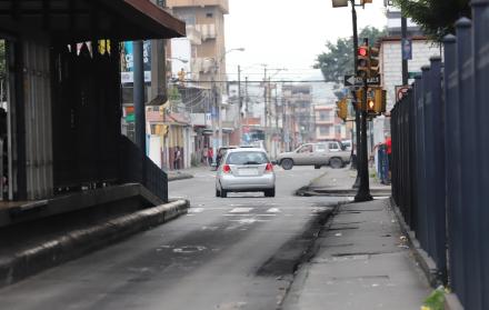 invasión del carril de Metrovía
