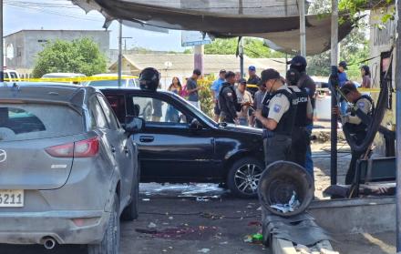 El lugar del asesinato del abogado en Santa Elena.