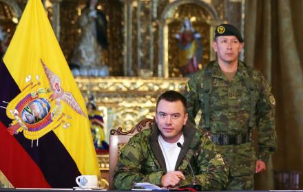 El presidente Daniel Noboa anunció el cobro de una tasa de seguridad a Colombia.