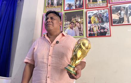 Gabriel Guamán ahorra 10 años para ir al Mundial 2026 y seguir a Ecuador.