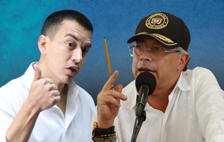 Daniel noboa y Gustavo Petro
